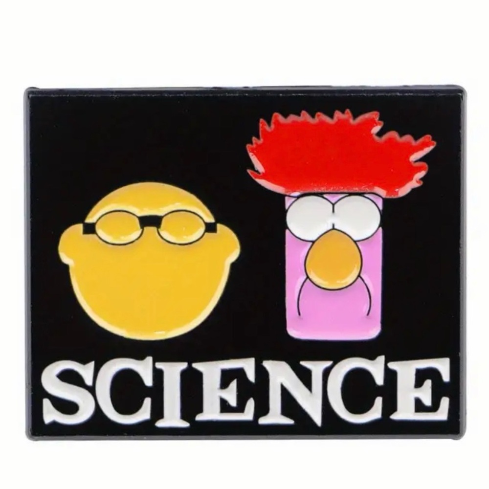 Beaker & Dr. Bunsen Honeydew Muppets SCIENCE Enamel Metal Pin